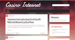 Desktop Screenshot of casinointernet.biz